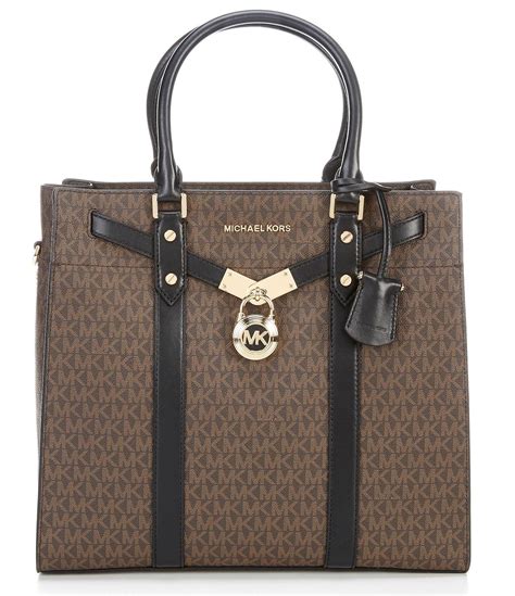 michael michael kors signature nouveau hamilton large north south tote|MICHAEL Michael Kors Nouveau Hamilton Large North/South .